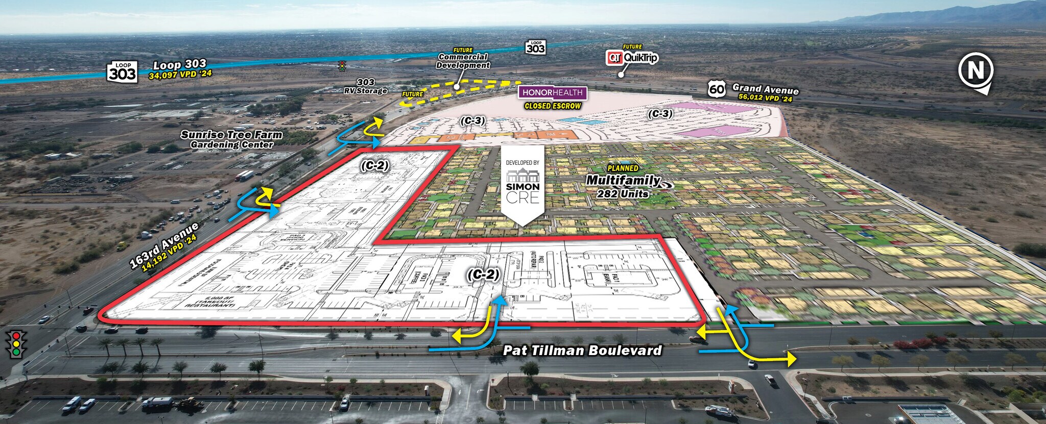 SWC Pat Tillman & 163rd Ave, Surprise, AZ à louer Photo principale– Image 1 sur 5