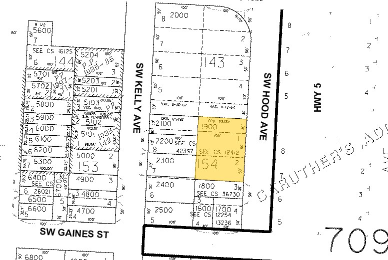 3611 SW Hood Ave, Portland, OR à vendre - Plan cadastral – Image 2 sur 15
