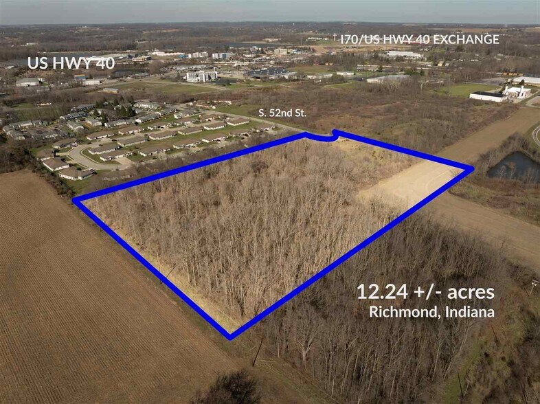 S 52ND Street St, Richmond, IN à vendre - Aérien – Image 2 sur 10