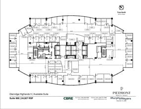 5555 Glenridge Connector, Atlanta, GA à louer Plan d’étage– Image 1 sur 1