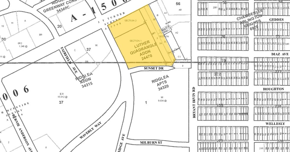 6115 Camp Bowie Blvd, Fort Worth, TX à louer - Plan cadastral – Image 3 sur 14