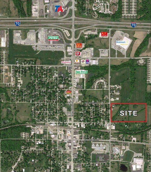 805 S Salem St, Oak Grove, MO à vendre - Aérien – Image 2 sur 9