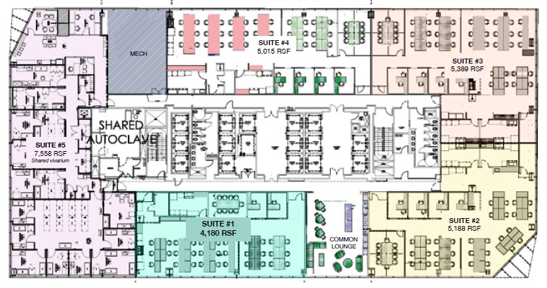 2929 Arch St, Philadelphia, PA à louer Plan d’étage– Image 1 sur 2