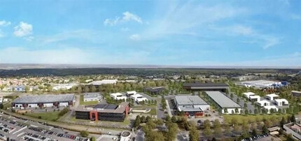 Élancourt, YVE - VUE AÉRIENNE vue de carte