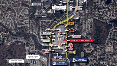 2630 S Shackleford Rd, Little Rock, AR - Vue aérienne  vue de carte