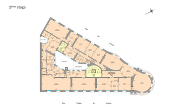 2 Rue Villaret De Joyeuse, Paris à louer Plan d’étage– Image 1 sur 1