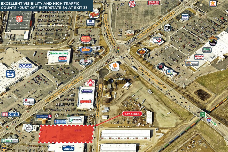 0 Caldwell Blvd, Nampa, ID à louer - Aérien – Image 3 sur 9