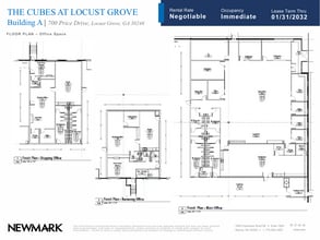 700 Price Dr, Locust Grove, GA à louer Plan d’étage– Image 2 sur 2