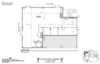 122 W Pine St, Orlando, FL à louer Plan d’étage– Image 1 sur 1
