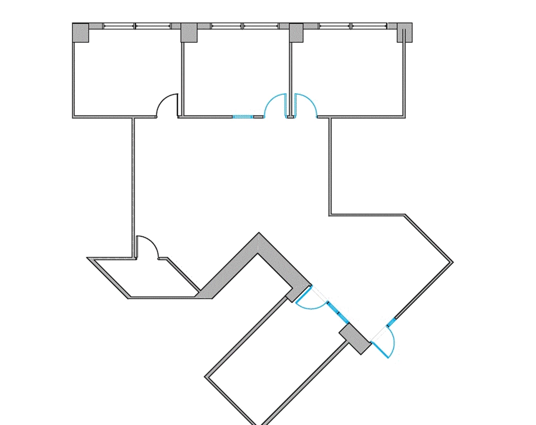 1910 Pacific Ave, Dallas, TX à louer Plan d’étage– Image 1 sur 1