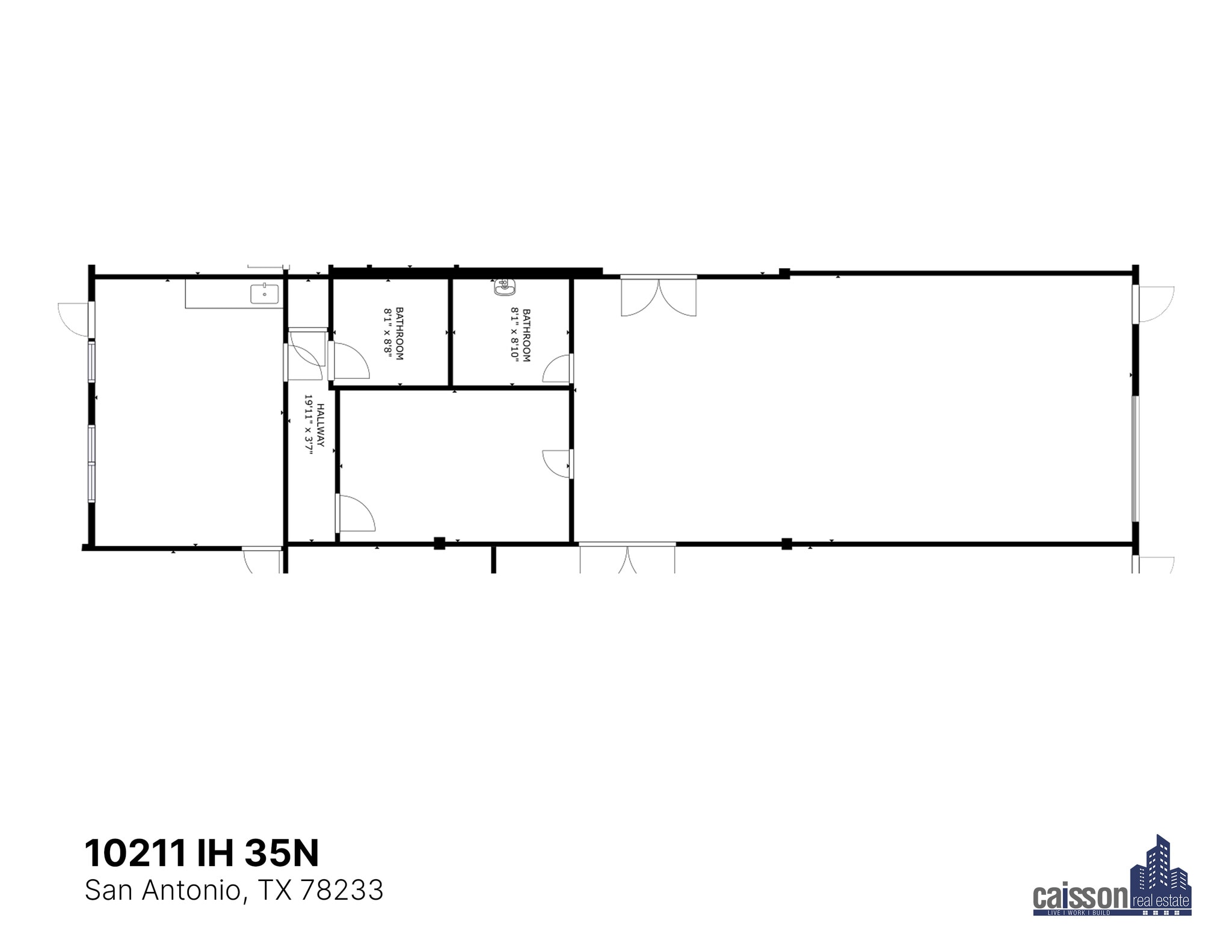 10201-10237 N IH 35, San Antonio, TX à louer Plan d’étage– Image 1 sur 1