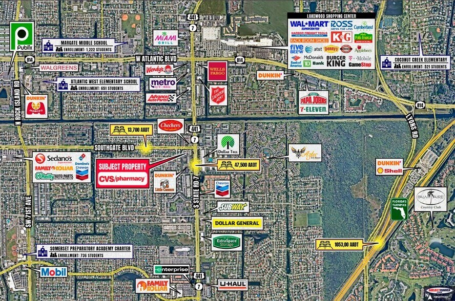 255 S State Road 7 Blvd, Margate, FL à vendre - Aérien – Image 2 sur 5