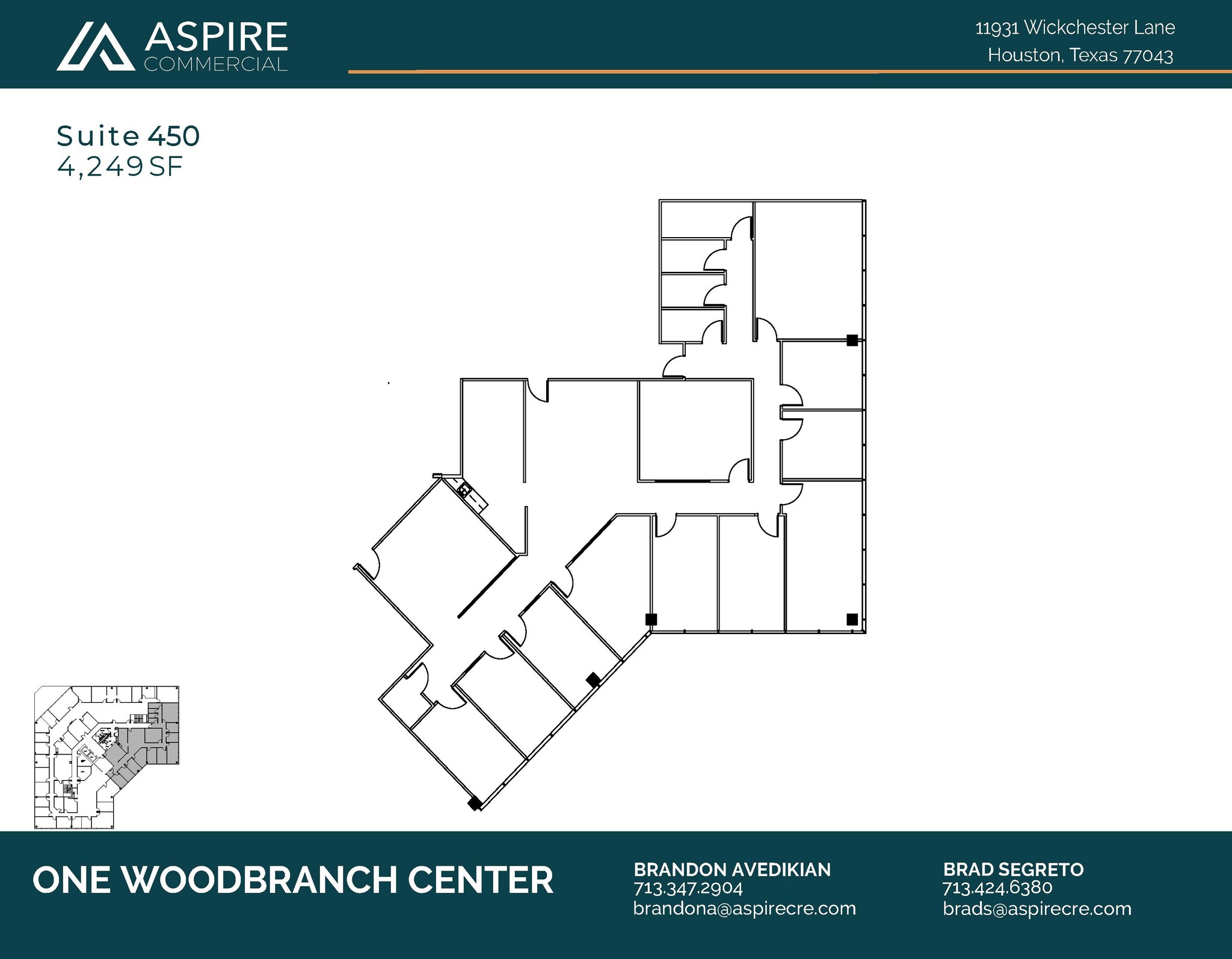 11931 Wickchester Ln, Houston, TX à louer Plan d’étage– Image 1 sur 1