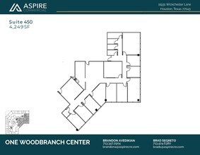 11931 Wickchester Ln, Houston, TX à louer Plan d’étage– Image 1 sur 1