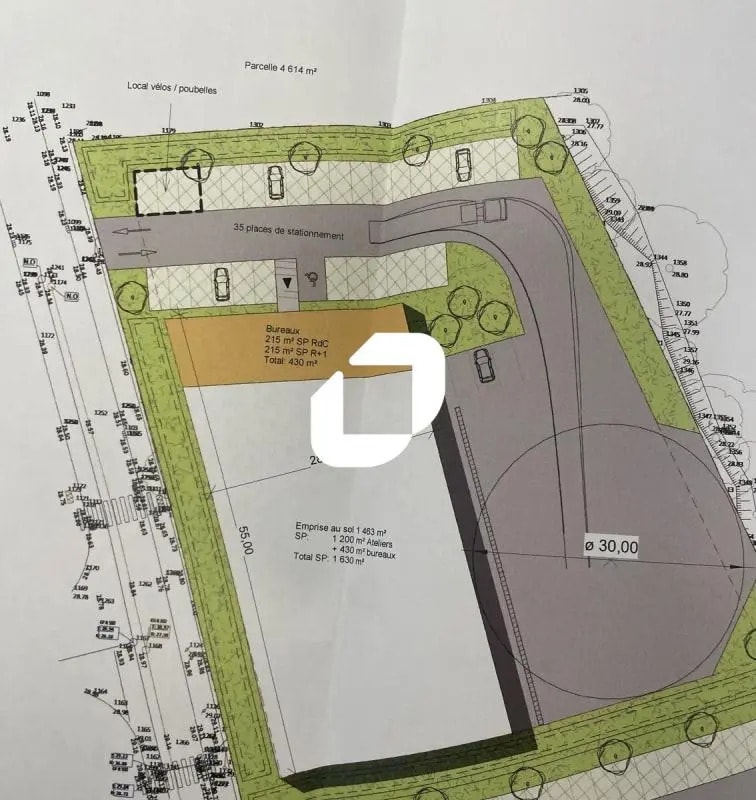 Local d'activités dans Sainte-Luce-sur-Loire à vendre Plan de site– Image 1 sur 2