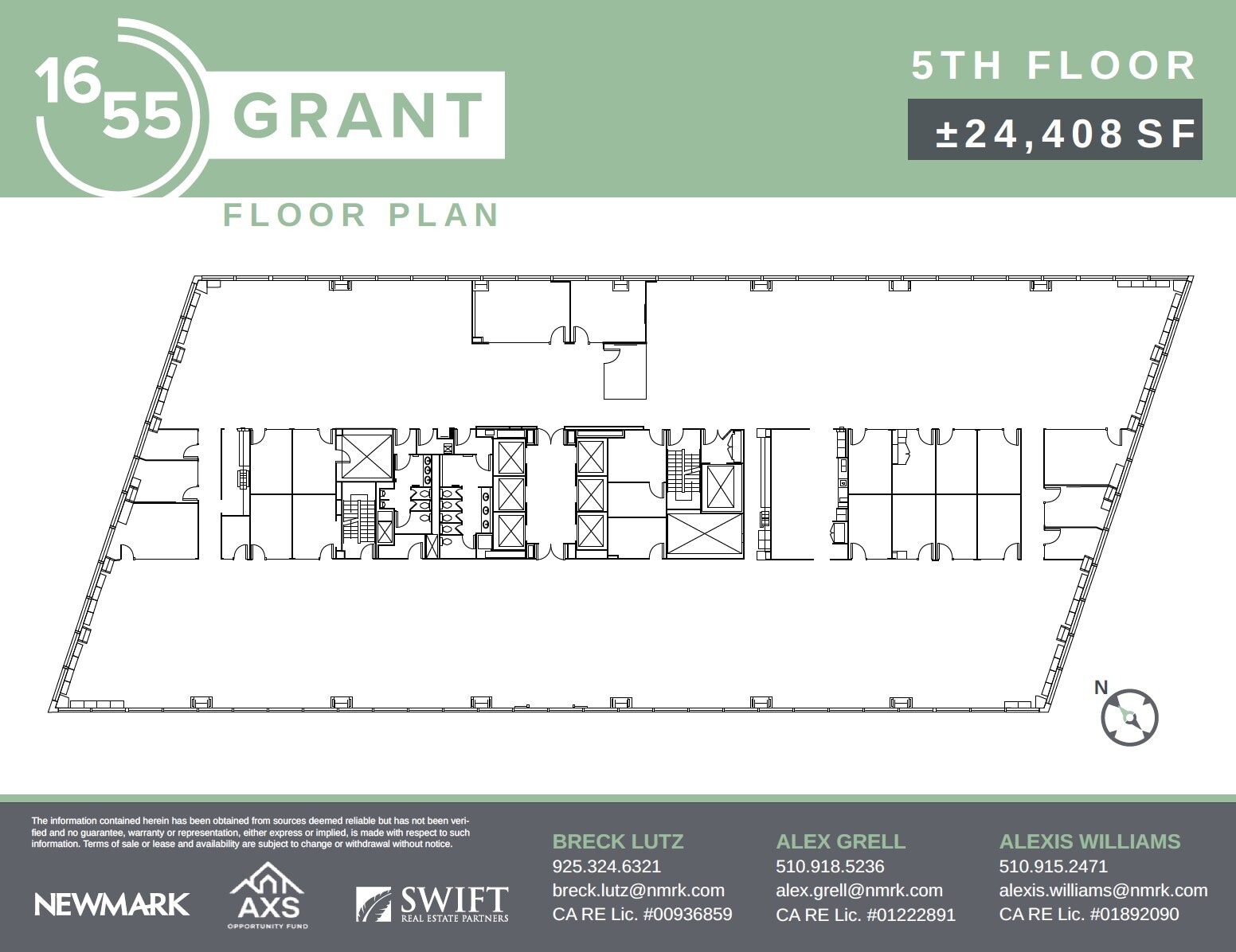 1655 Grant St, Concord, CA à louer Plan d’étage– Image 1 sur 1
