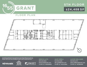 1655 Grant St, Concord, CA à louer Plan d’étage– Image 1 sur 1