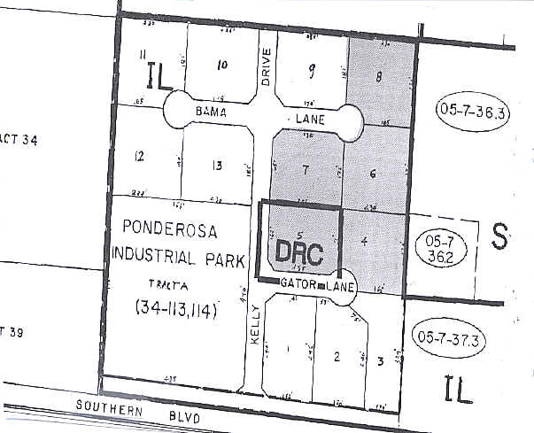 8233 Gator Ln, West Palm Beach, FL à louer - Plan cadastral – Image 3 sur 3