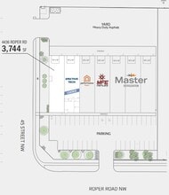 4412-4428 Roper Rd NW, Edmonton, AB à louer Plan de site– Image 2 sur 2