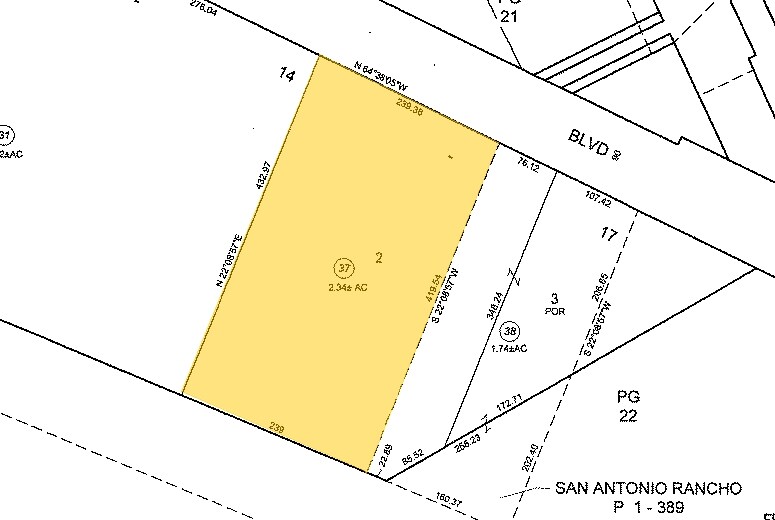 3222 E Washington Blvd, Vernon, CA à louer - Plan cadastral – Image 3 sur 3