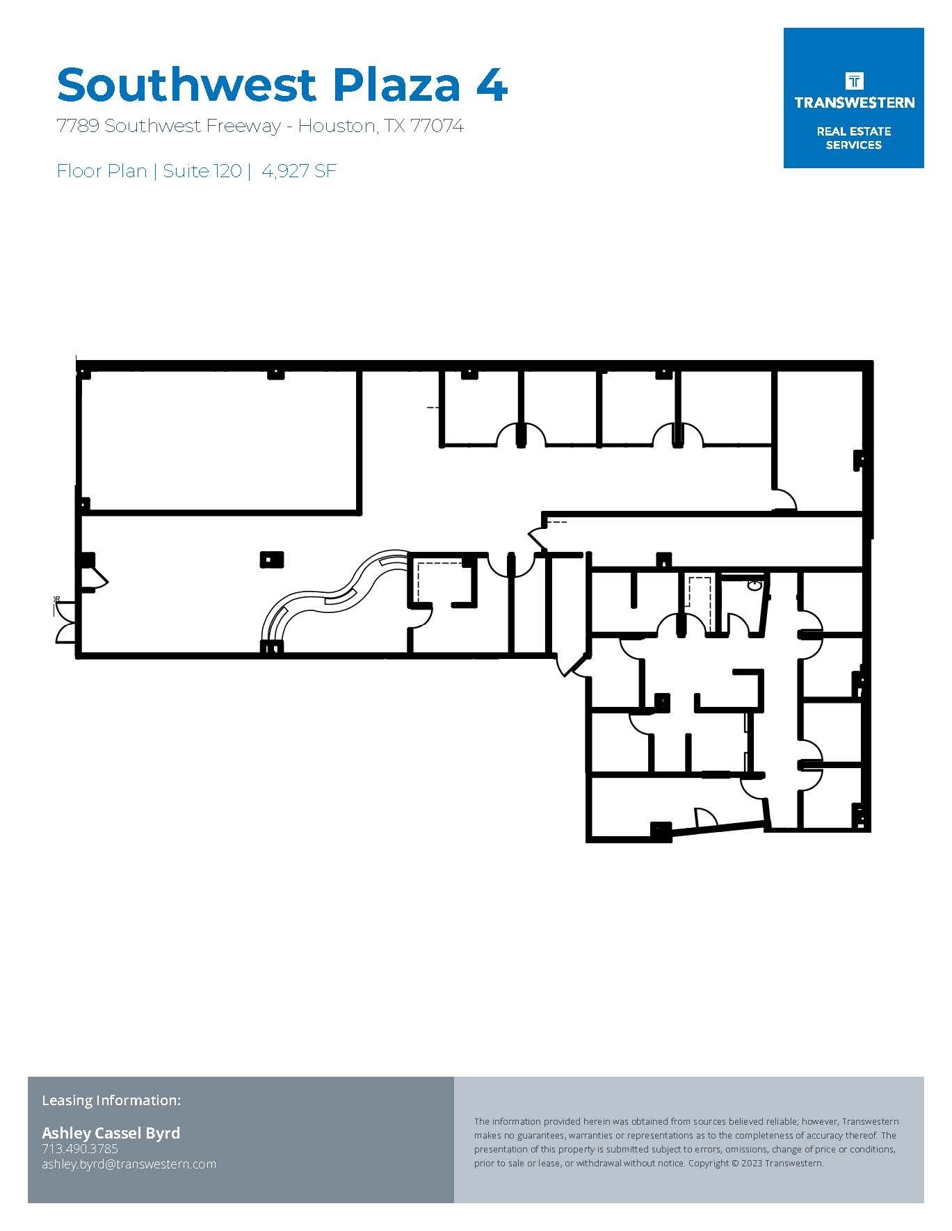 7737 Southwest Fwy, Houston, TX à louer Plan d’étage– Image 1 sur 1