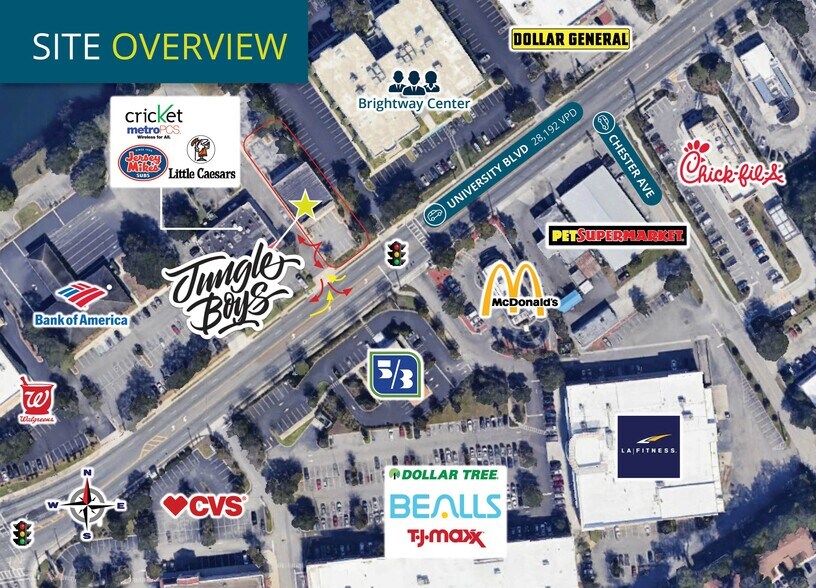3655 University Blvd W, Jacksonville, FL à vendre - Photo de l’immeuble – Image 2 sur 14