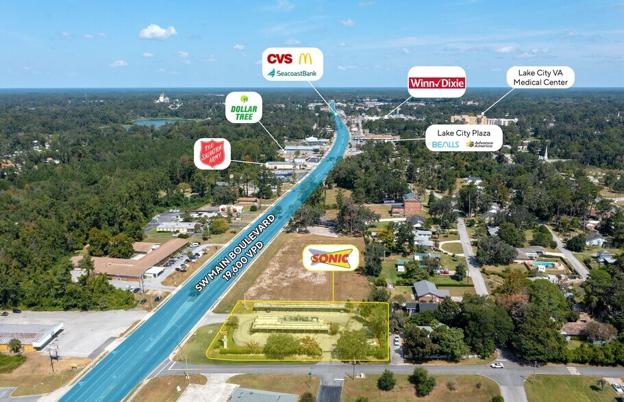 1333 SW Main Blvd, Lake City, FL à vendre - Aérien – Image 3 sur 5