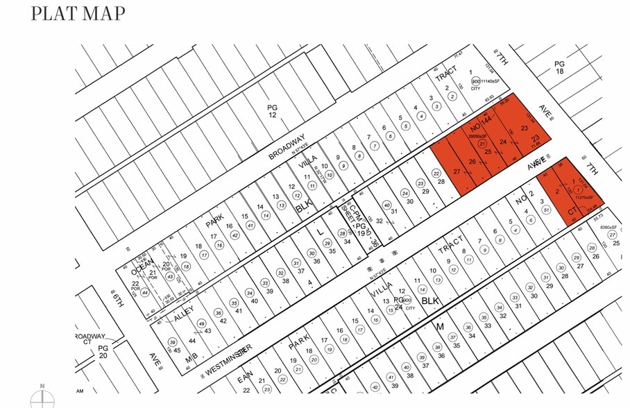 685-688 Westminster Ave, Venice, CA à vendre - Plan cadastral – Image 3 sur 4