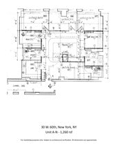 30 W 60th St, New York, NY à louer Plan de site– Image 1 sur 1