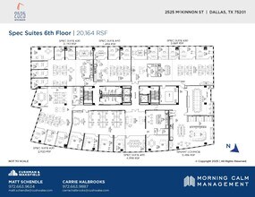 2525 McKinnon St, Dallas, TX à louer Plan d’étage– Image 2 sur 2