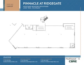 10535 Park Meadows Blvd, Lone Tree, CO à louer Plan d’étage– Image 1 sur 1