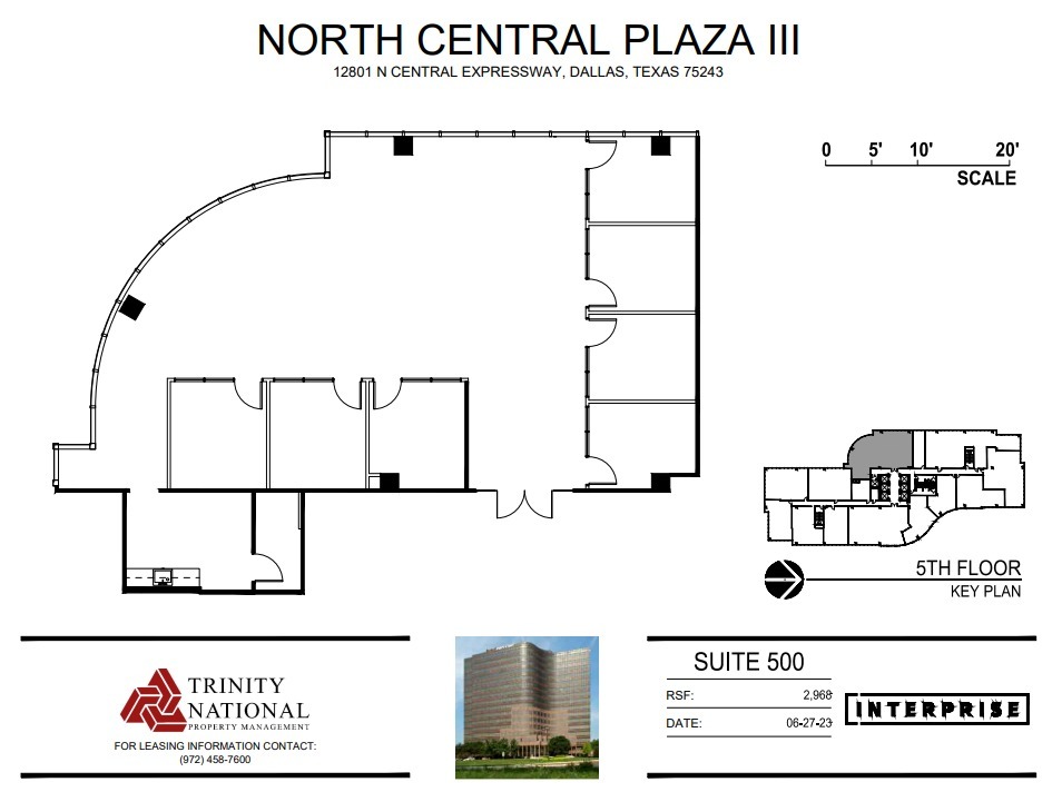 12801 N Central Expy, Dallas, TX à louer Plan d’étage– Image 1 sur 1