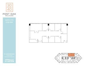 3040 Post Oak Blvd, Houston, TX à louer Plan d’étage– Image 1 sur 1