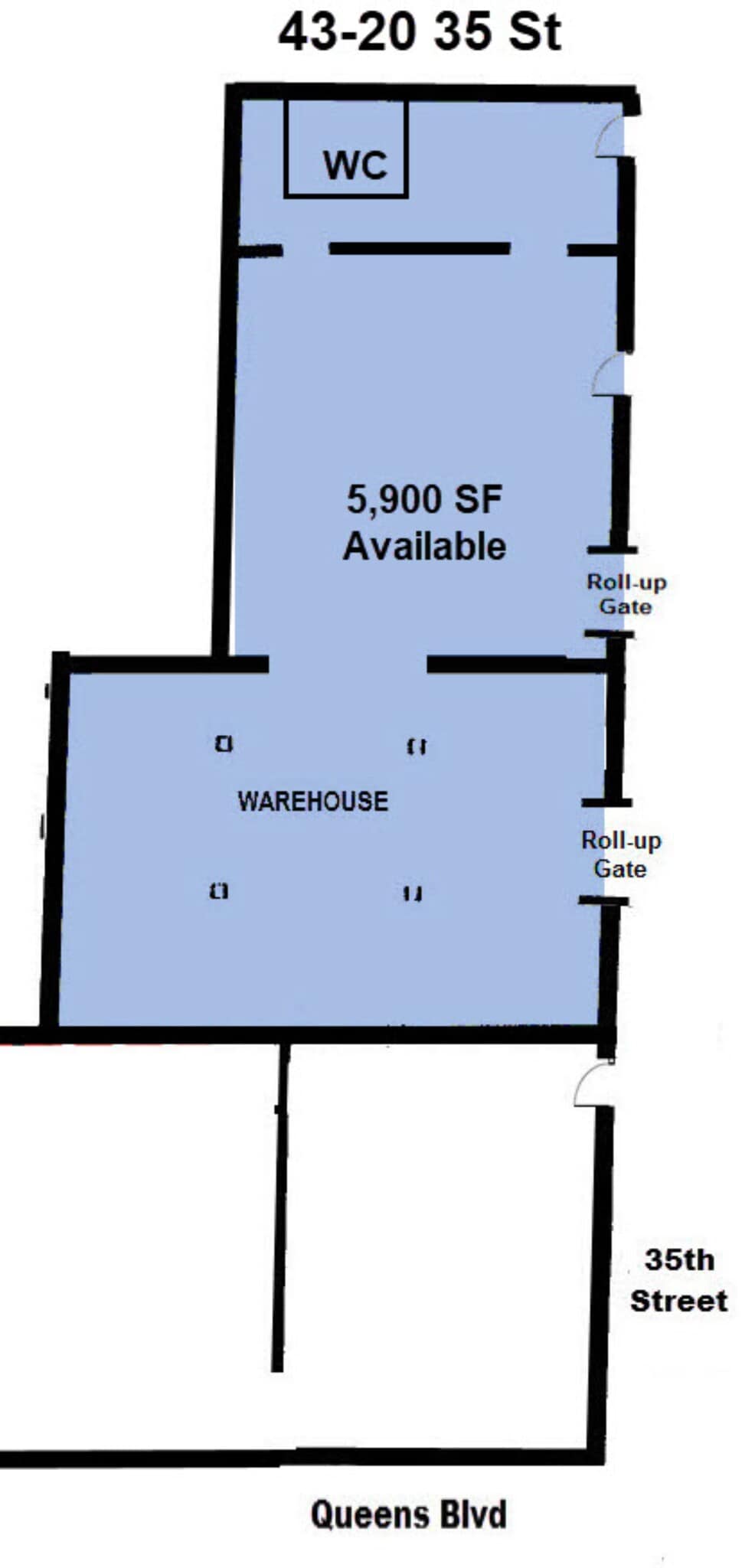 4320 35th St, Long Island City, NY à louer Plan de site– Image 1 sur 11