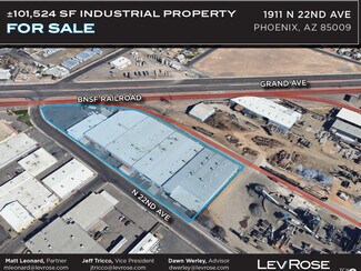 Plus de détails pour 1911 N 22nd Ave, Phoenix, AZ - Industriel/Logistique à vendre