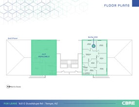 1631 E Guadalupe Rd, Tempe, AZ à louer Plan d’étage– Image 1 sur 8