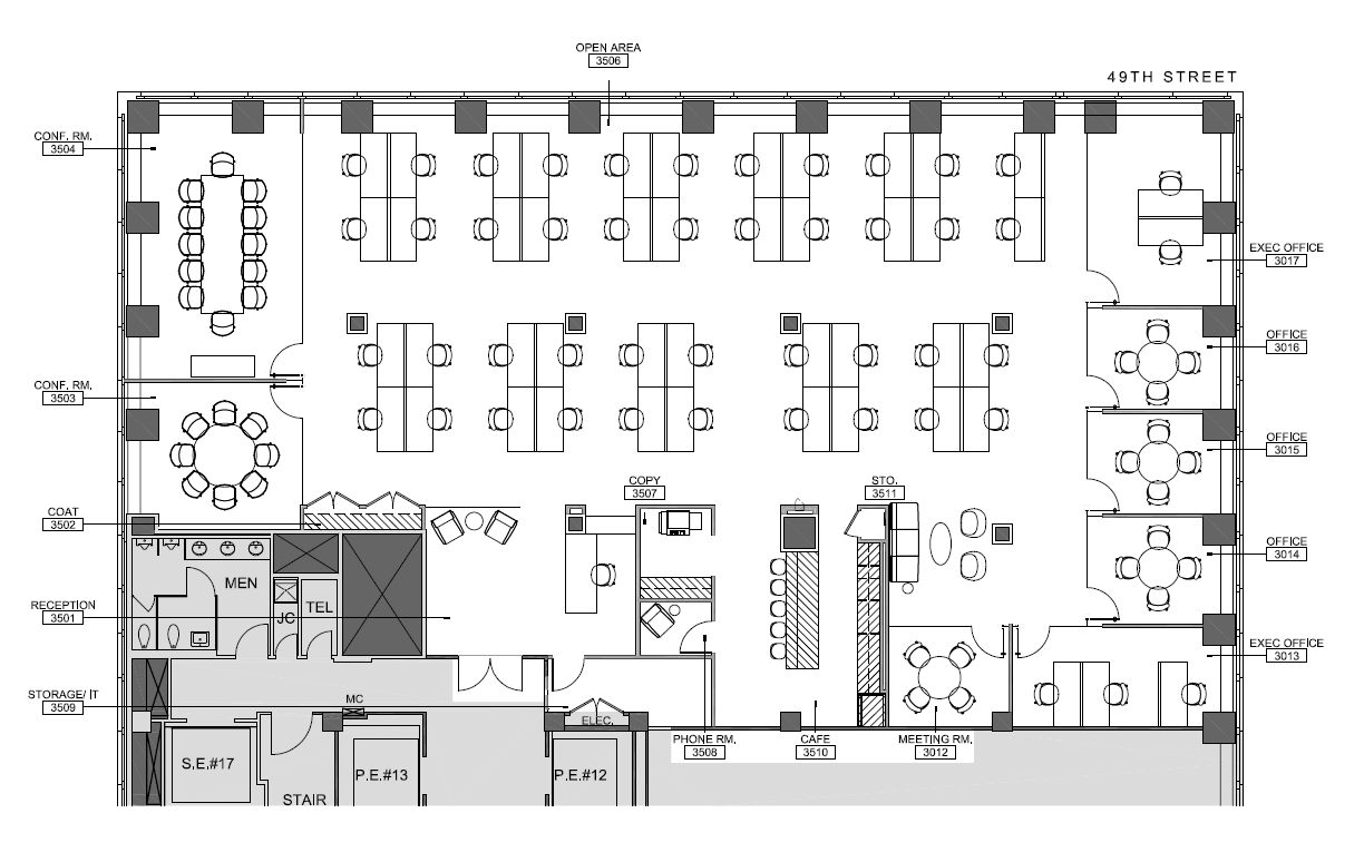 280 Park Ave, New York, NY à louer Plan d’étage– Image 1 sur 1