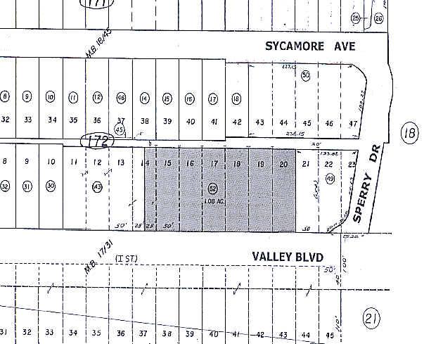 863 E Valley Blvd, Colton, CA à vendre - Plan cadastral – Image 3 sur 3