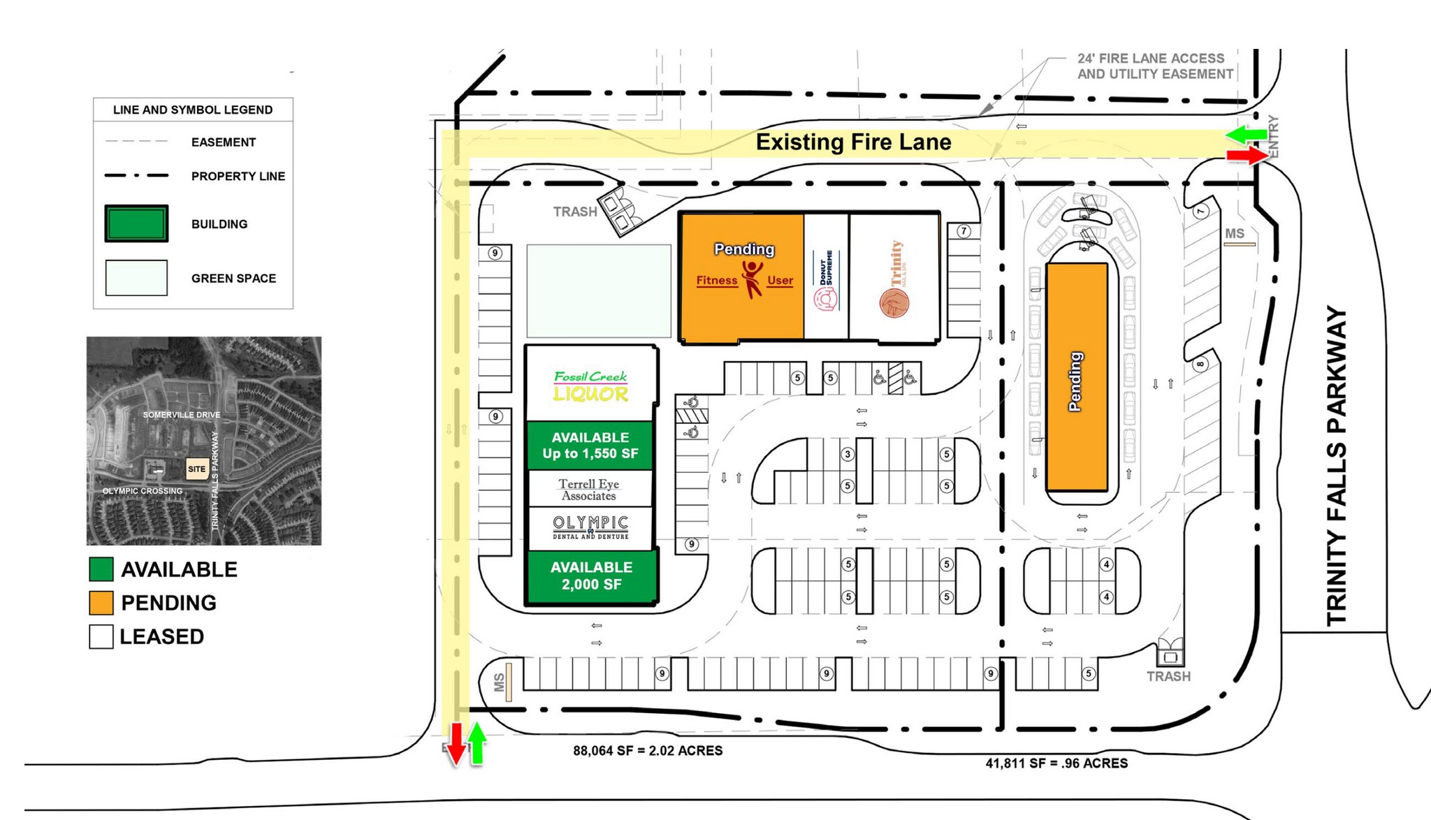 NWQ of Trinity Falls Pkwy & Olympic Crossing, McKinney, TX à louer Photo de l’immeuble– Image 1 sur 10