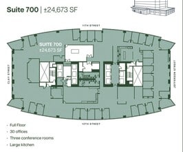 555 12th St, Oakland, CA à louer Plan d’étage– Image 1 sur 1