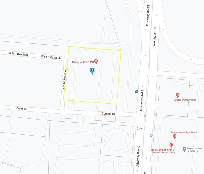 3100 S University Blvd, Jacksonville, FL à louer - Plan cadastral – Image 2 sur 11