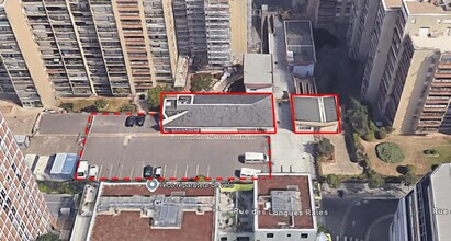 Paris - VUE AÉRIENNE vue de carte