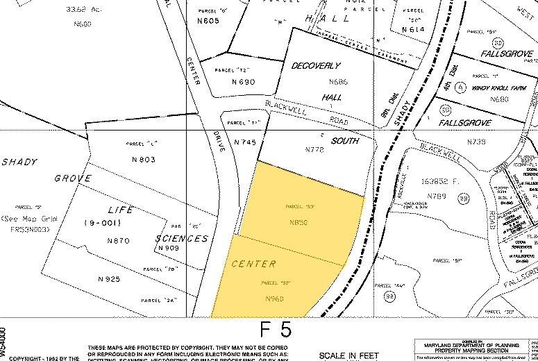 9920 Medical Center Dr, Rockville, MD à louer - Plan cadastral – Image 2 sur 14