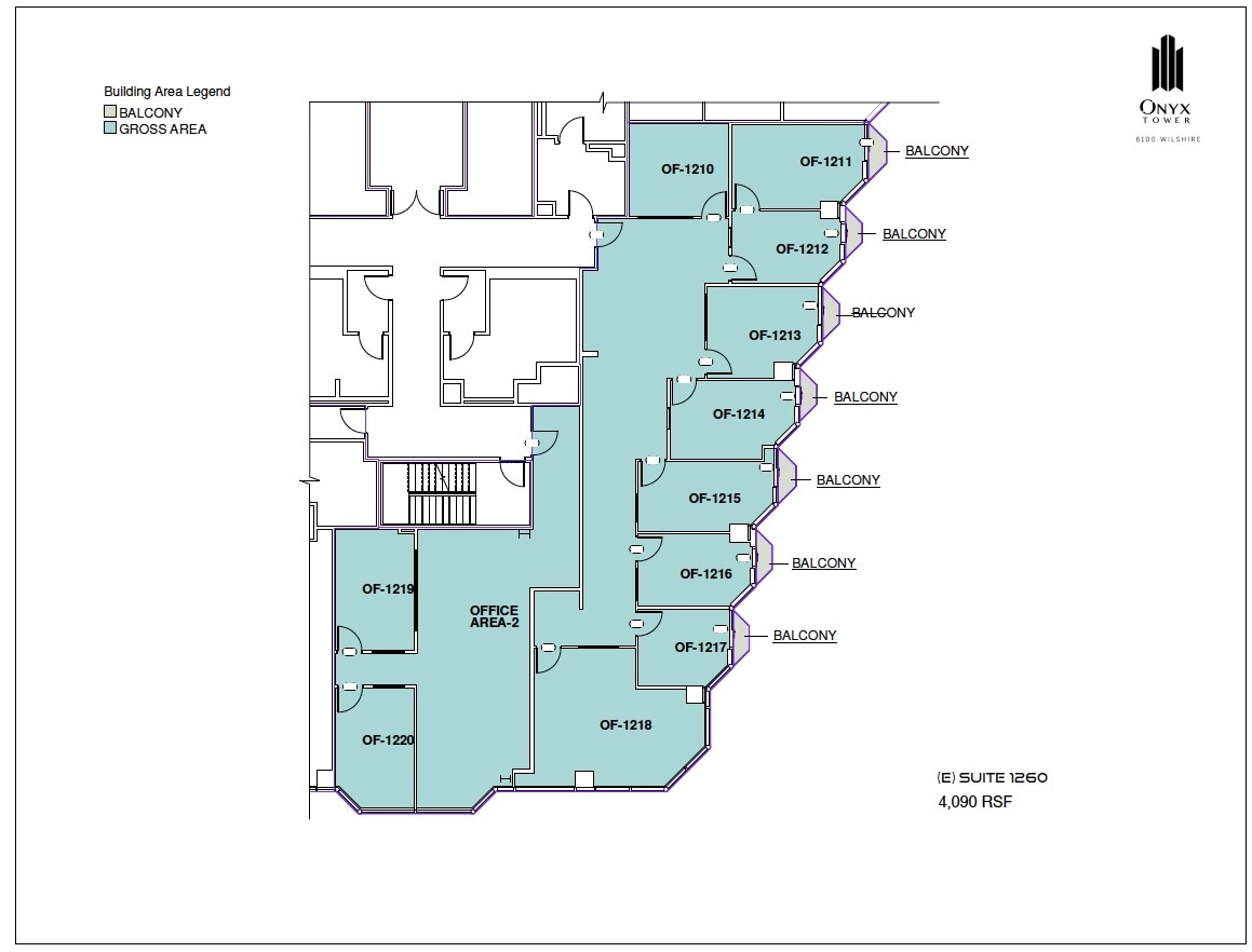 6100 Wilshire Blvd, Los Angeles, CA à louer Plan d’étage– Image 1 sur 1