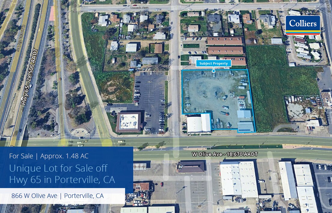 866 W Olive Ave, Porterville, CA à vendre Photo principale– Image 1 sur 4