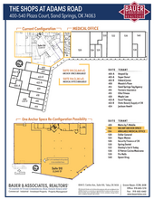 406-546 Plaza Ct, Sand Springs, OK à louer Plan de site– Image 2 sur 2