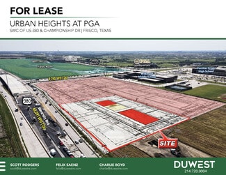 Plus de détails pour SWC of US Hwy 380 & Championship Dr, Frisco, TX - Local commercial à louer