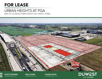 Plus de détails pour SWC of US Hwy 380 & Championship Dr, Frisco, TX - Local commercial à louer