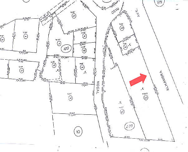 6635 Alhambra Ave, Martinez, CA à louer - Plan cadastral – Image 2 sur 4