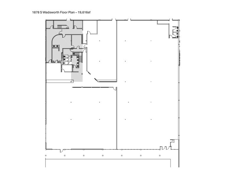1890 S Wadsworth Blvd, Denver, CO à louer - Plan de site – Image 2 sur 2